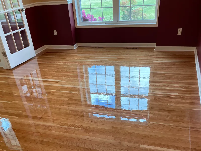 floor after recoating