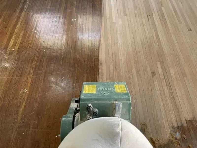 professional hardwood floor staining Rochester NY