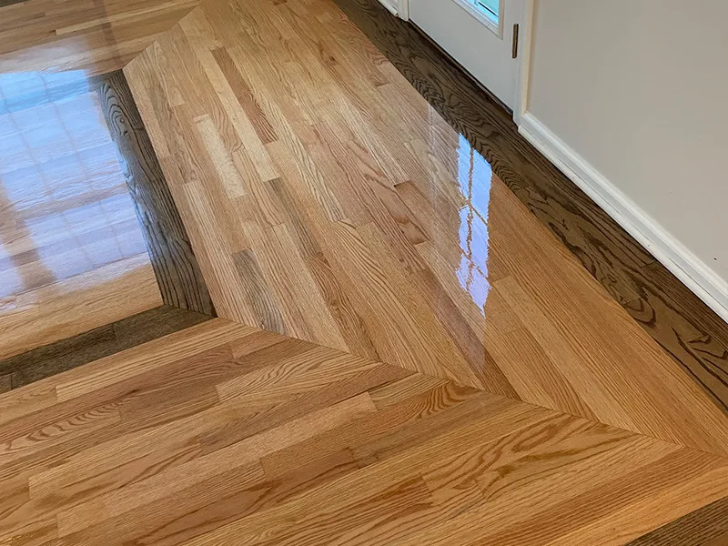 hardwood floor new stain